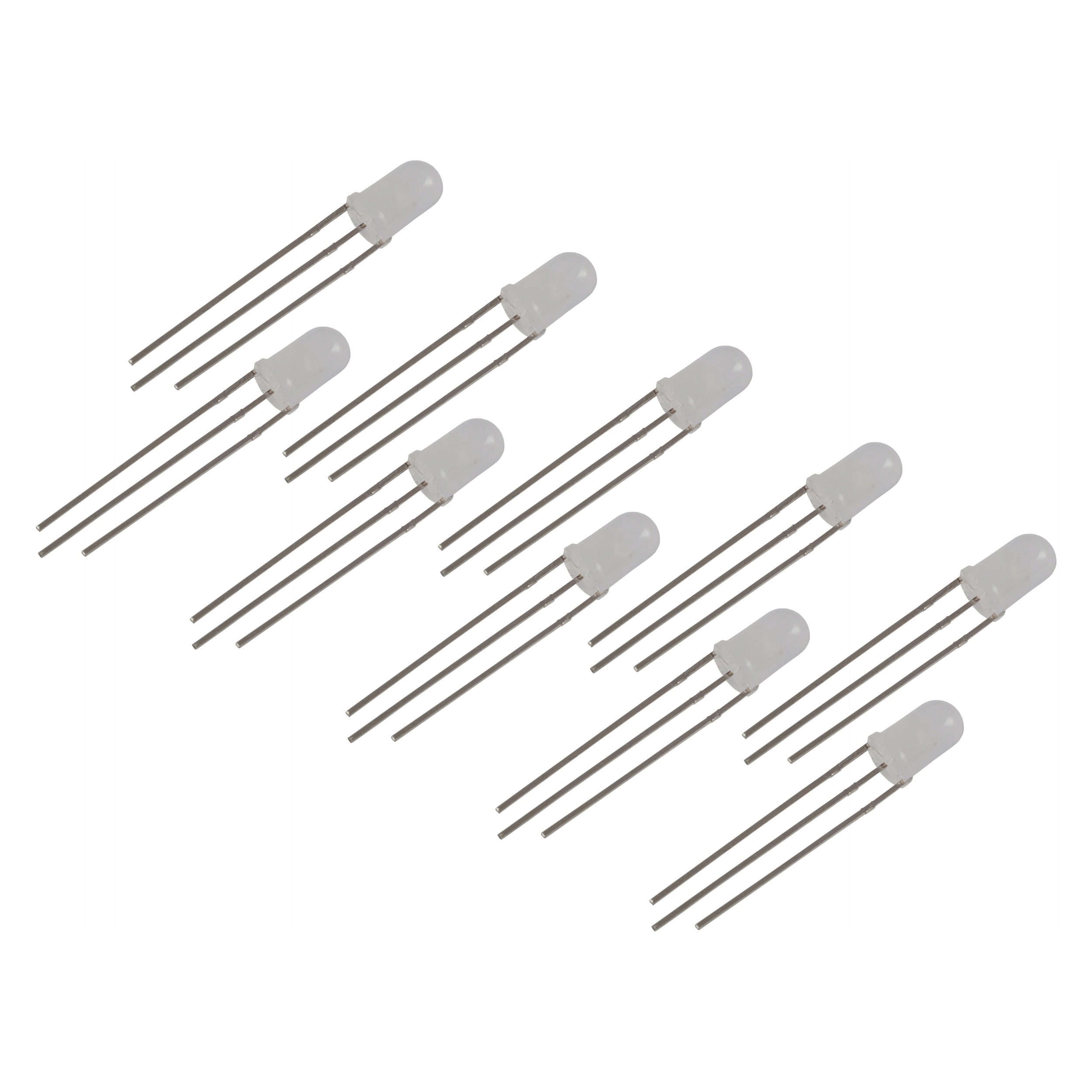 LED 5mm dwukolorowa czerwona / zielona WA - [10szt]