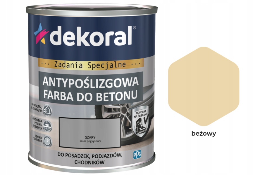

Dekoral Akrylit B do betonu 0,75L Beżowy