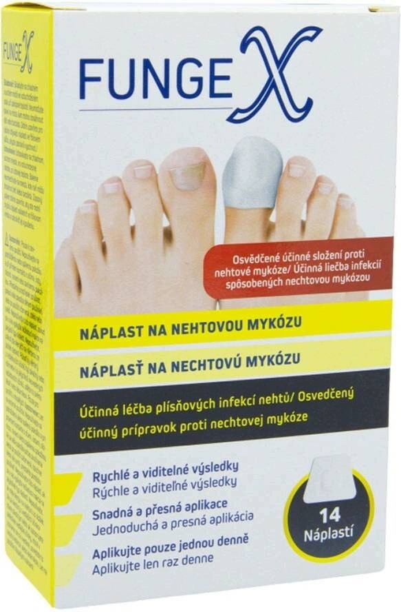 FungeX náplast na nehtovou mykózu 14ks