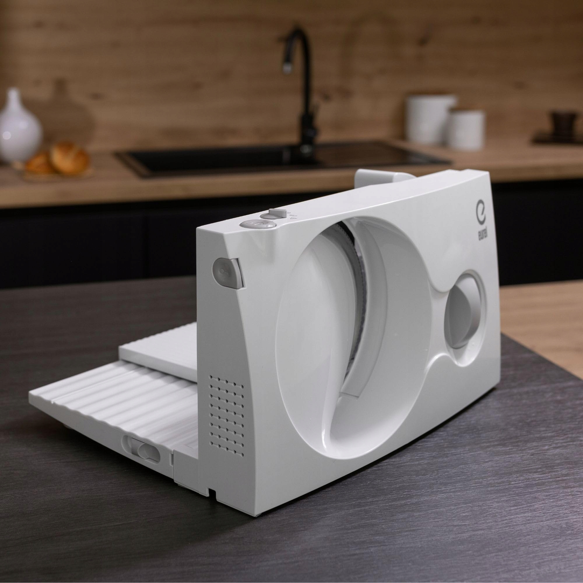 EUREL Krajalnica Elektryczna Czarna Składana 100W Ostrze 170mm BPA Free — miniatura 9