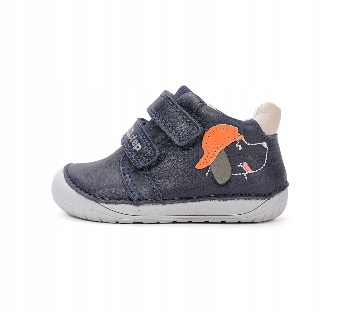 D.D.Step Barefoot Półbuty Skórzane Royal Blue S070-61533B Rozmiar 21