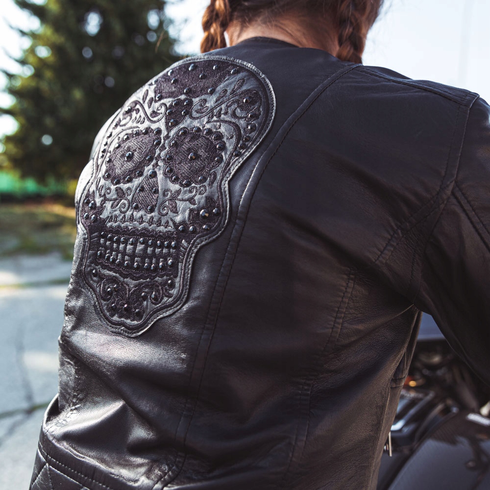 Damska skórzana kurtka motocyklowa 3XL CIEPŁA Przeznaczenie miasto sport turystyka