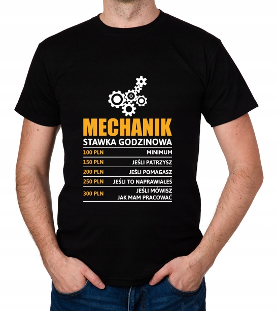 

koszulka Mechanik stawka godzinowa prezent