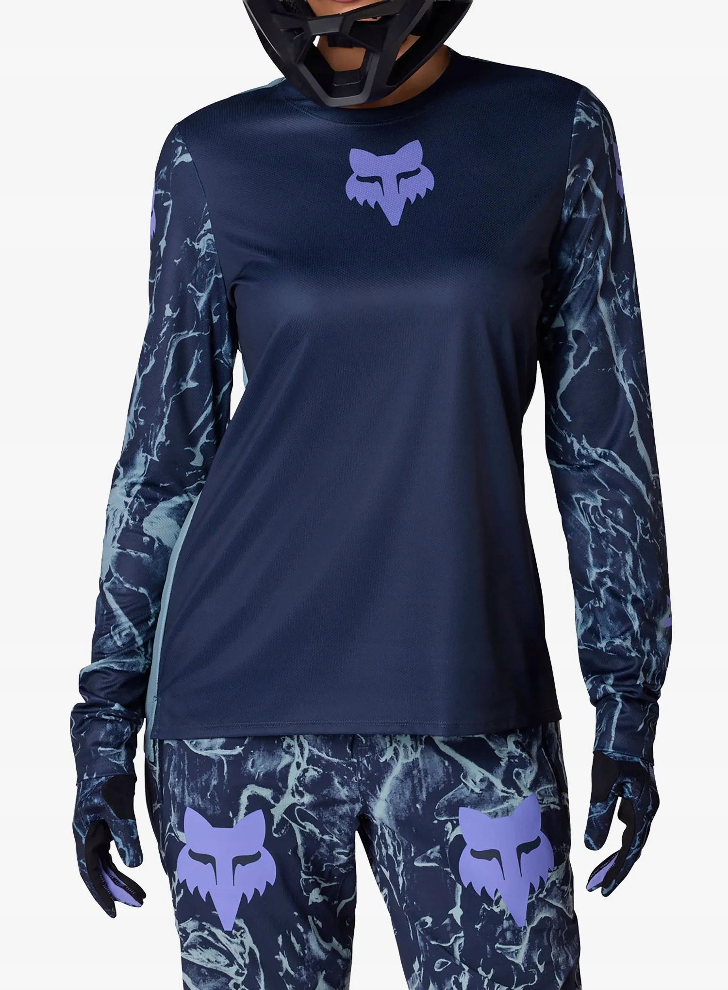 Mikina Fox Ranger Ls Jersey Img Print arctic blue S
