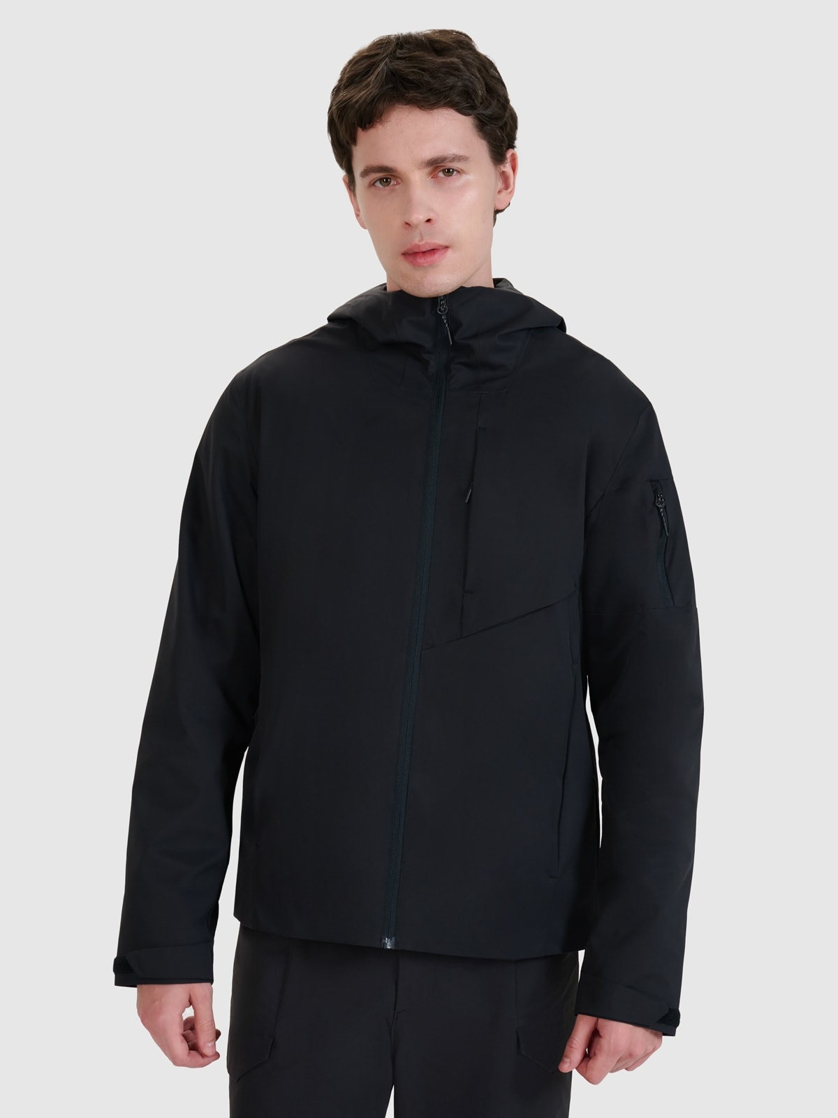 Pánská Přechodová Bunda 4F S Kapucí Teplá Membrána 8000 TTJAM705 XL