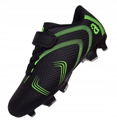 Dětské fotbalové kopačky lanka na venkovní hřiště se zapínáním na suchý zip 35