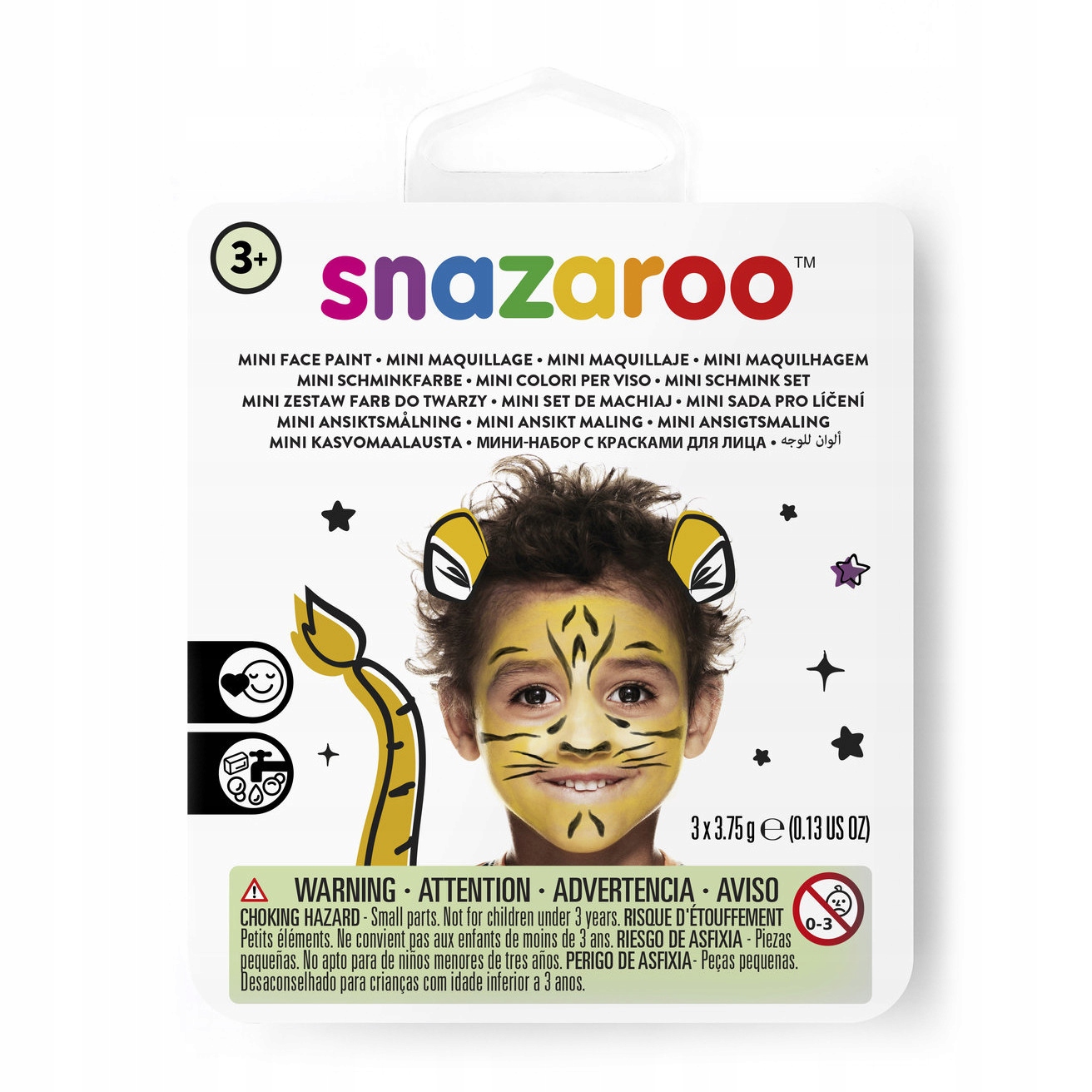

Zestaw do malowania twarzy Snazaroo Tiger
