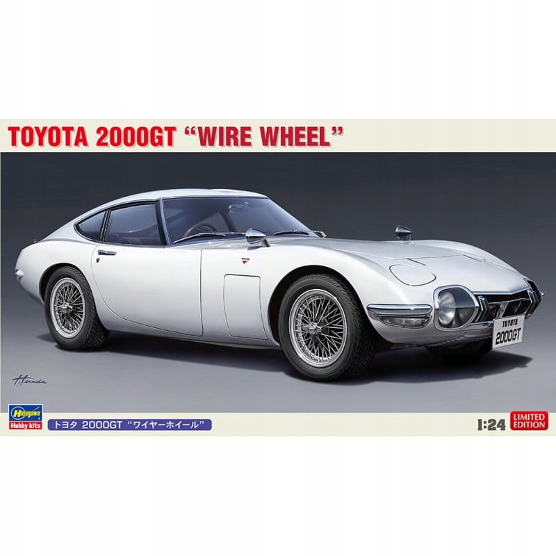 Hasegawa 20617 Toyota 2000GT Car Měřítko 1/24 Hobby Plastová sada Novinka