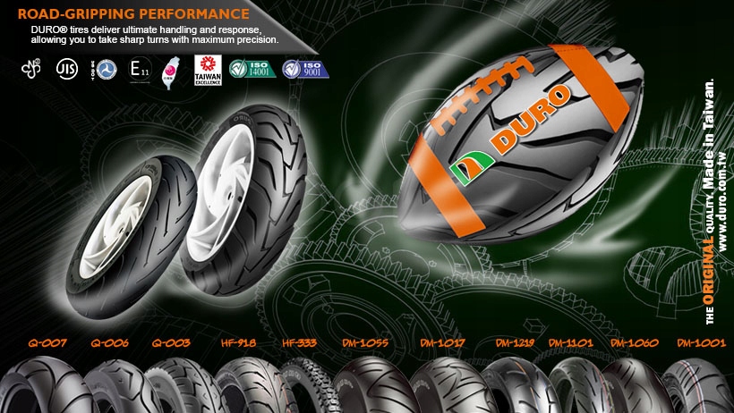 120/80-16 DURO HF918 60H TT PRZÓD TYŁ MOTO Marka Duro