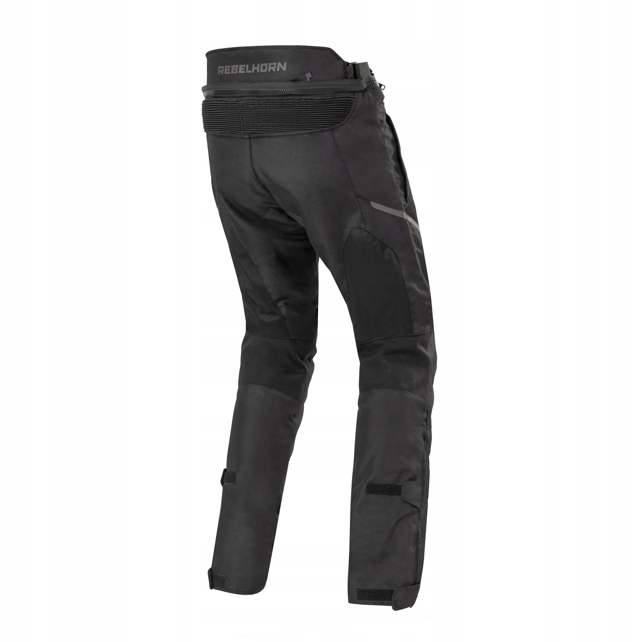 SPODNIE MOTOCYKLOWE MĘSKIE PRZECIWDESZCZOWE FLUX Producent Rebelhorn