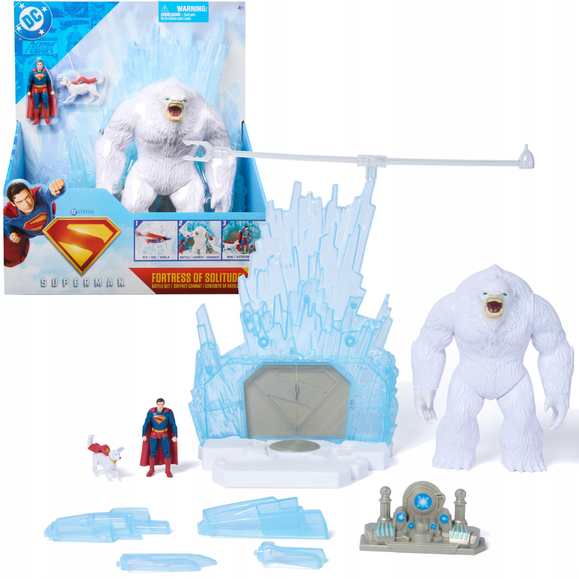 DC Comics Superman Pevnost Samoty Sada 3 Figurek Yeti