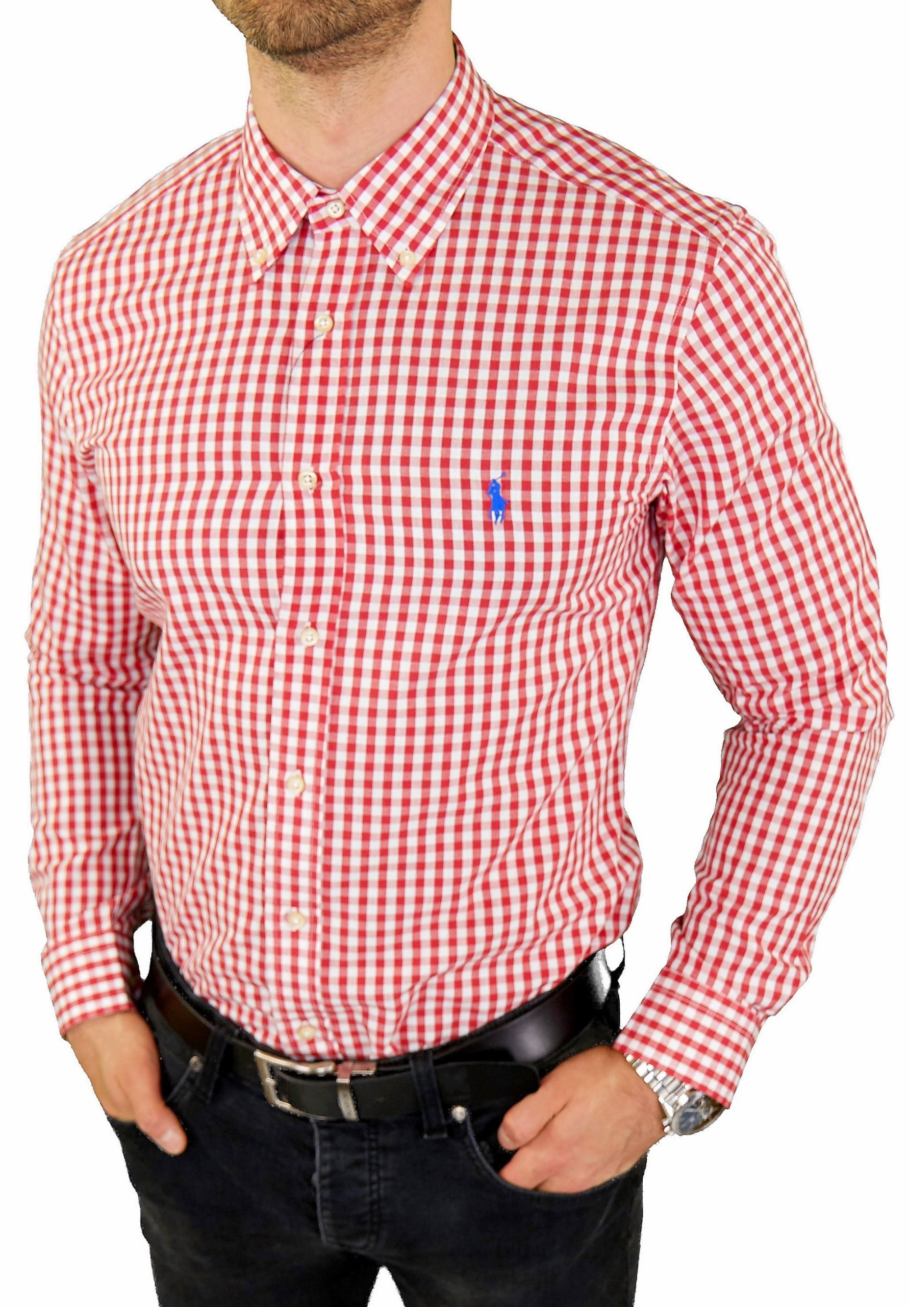 

12 Koszula Ralph Lauren Polo Kratka Slim Fit XL
