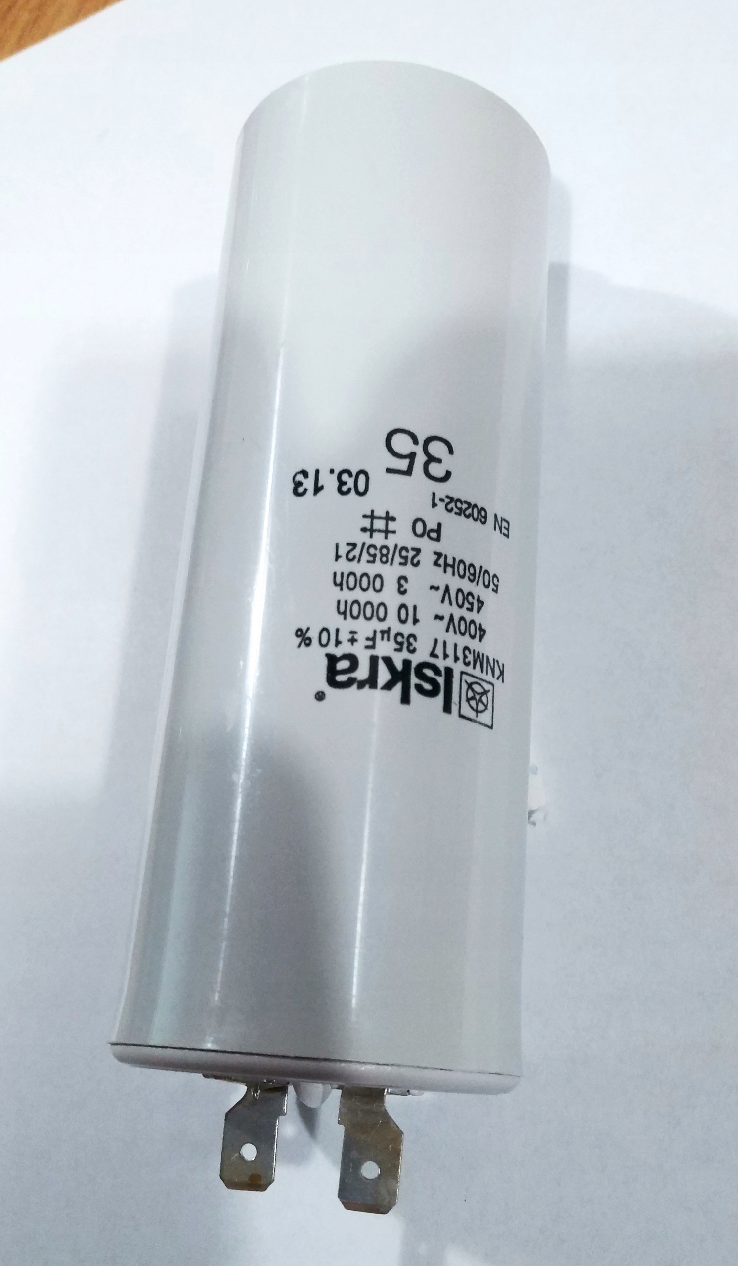 Kondensator rozruchowy do silnika 35uF 450V