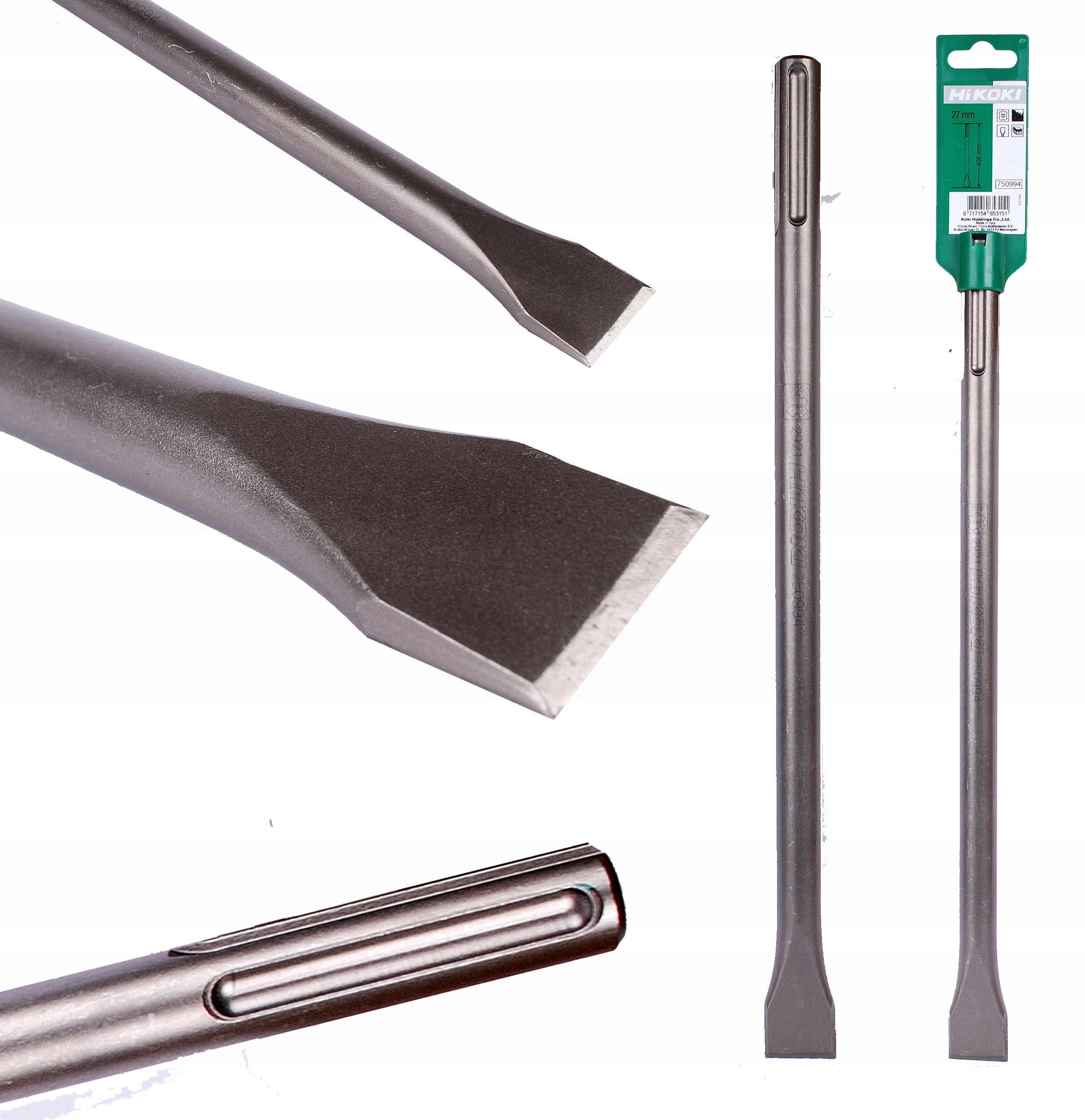 

Hikoki 750994 Dłuto Przecinak Wąski Sds Max 26x400