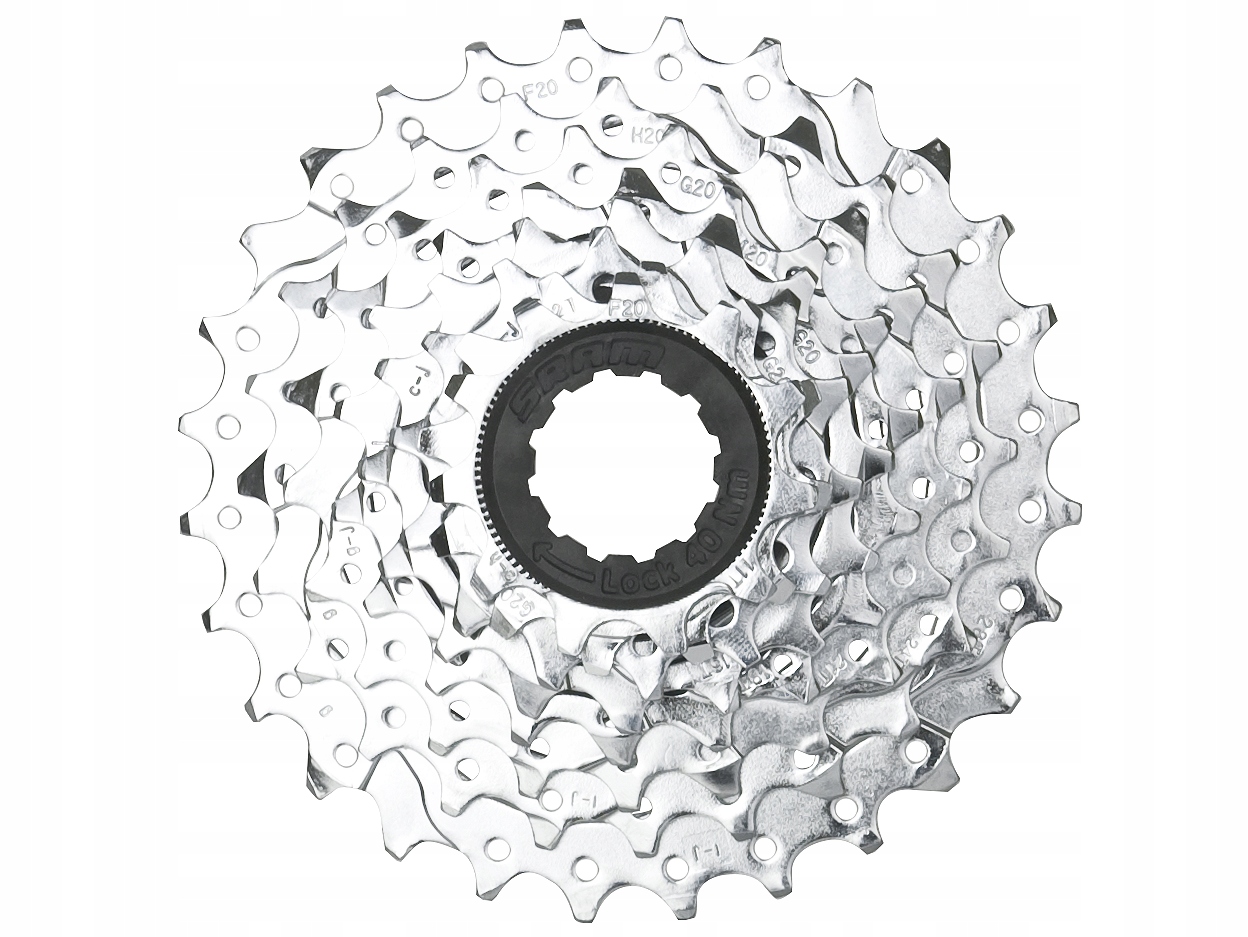 Kaseta Sram PG-850 8 rzędowa 11-28 + Łańcuch Sram PC 830, 114 ogniw spinka Stan opakowania oryginalne