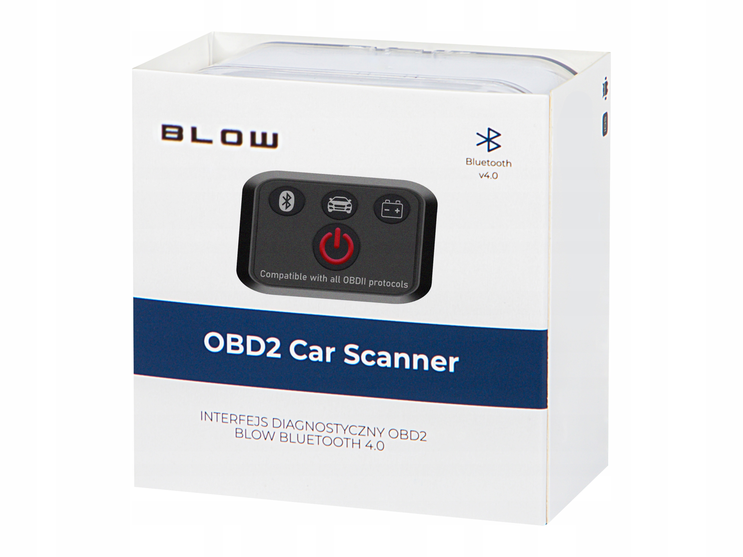 INTERFEJS DIAGNOSTYCZNY OBD2 BLUETOOTH TESTER ANDROID iOS WINDOWS POLSKI Kod producenta OBD2 Car Scanner for Vehicles