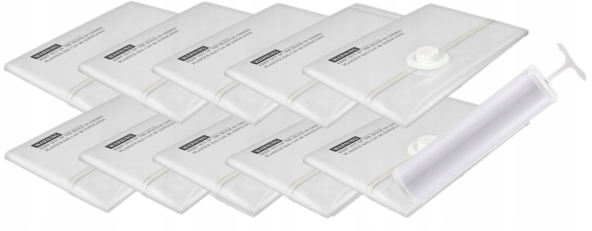 

Worki Próżniowe 10 Sztuk 40x60cm Pompka