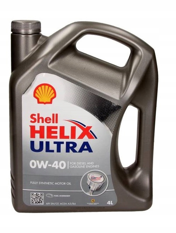 Shell Olej 0W40 4L Helix Ultra A3/B4 Sn Plus 502.00 505.00 229.5 22