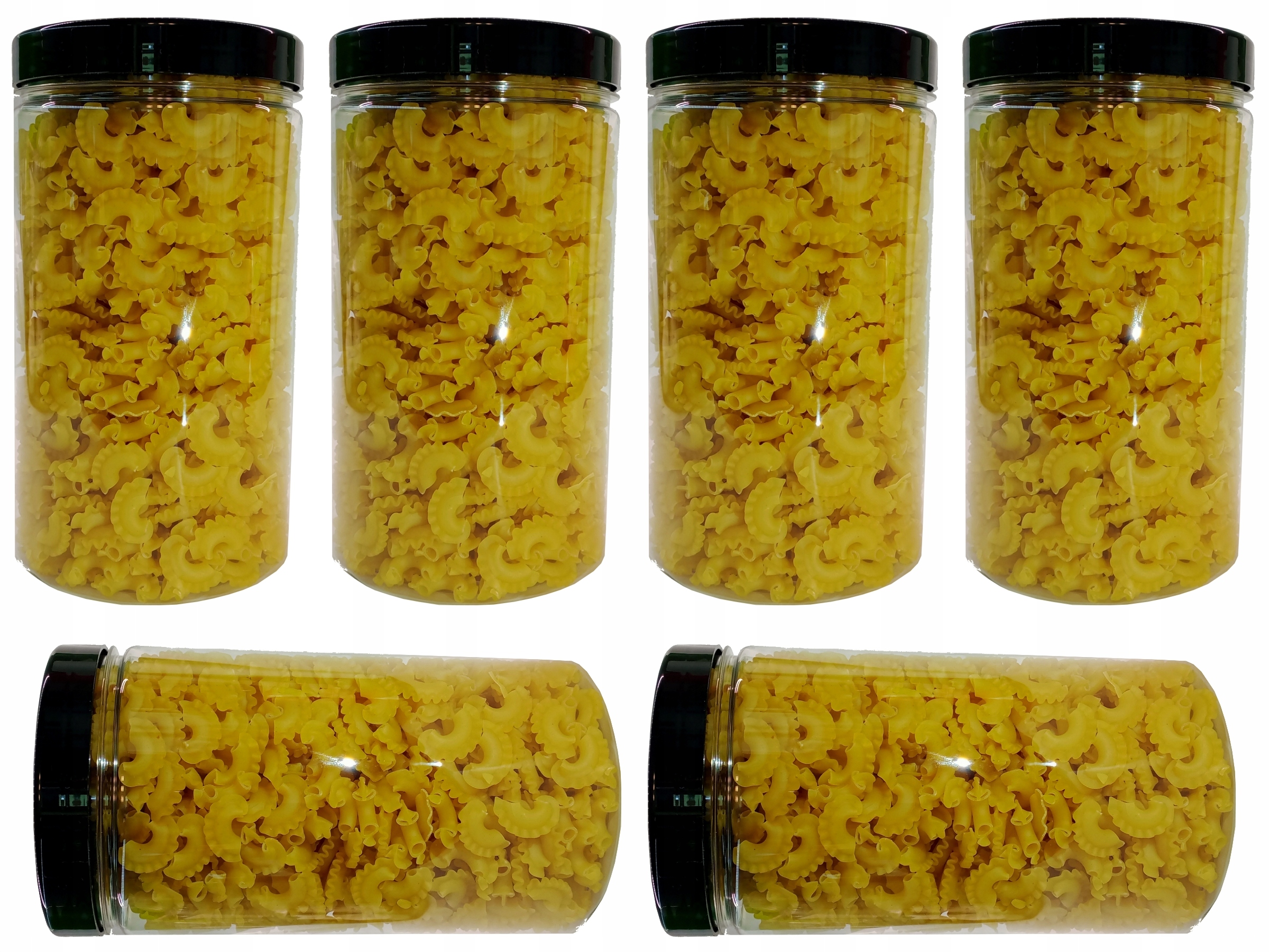 

Pojemnik słoik 1,25L na makaron płatki 1250ml 6szt