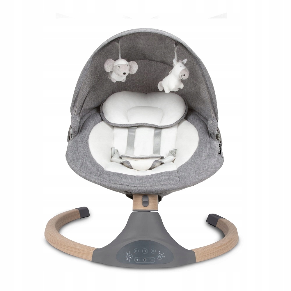 LEŻACZEK BUJACZEK ELEKTRYCZNY + PILOT KIDWELL LUXI 2w1 MELANGE WOODEN Marka Kidwell