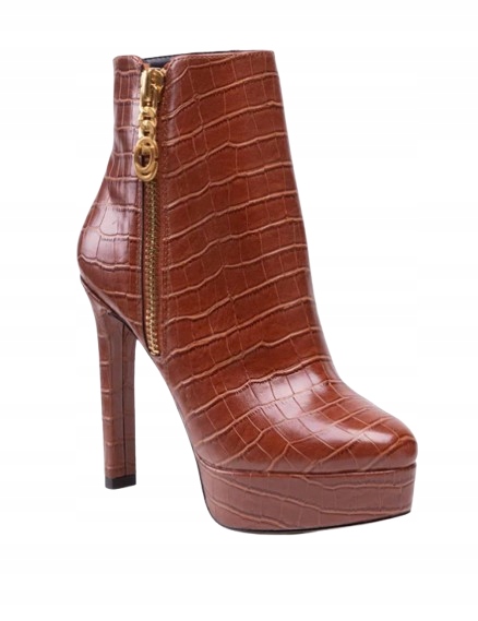 Guess Dámské Hnědé Kotníkové Boty S Řetězem Městské 39 Gpk