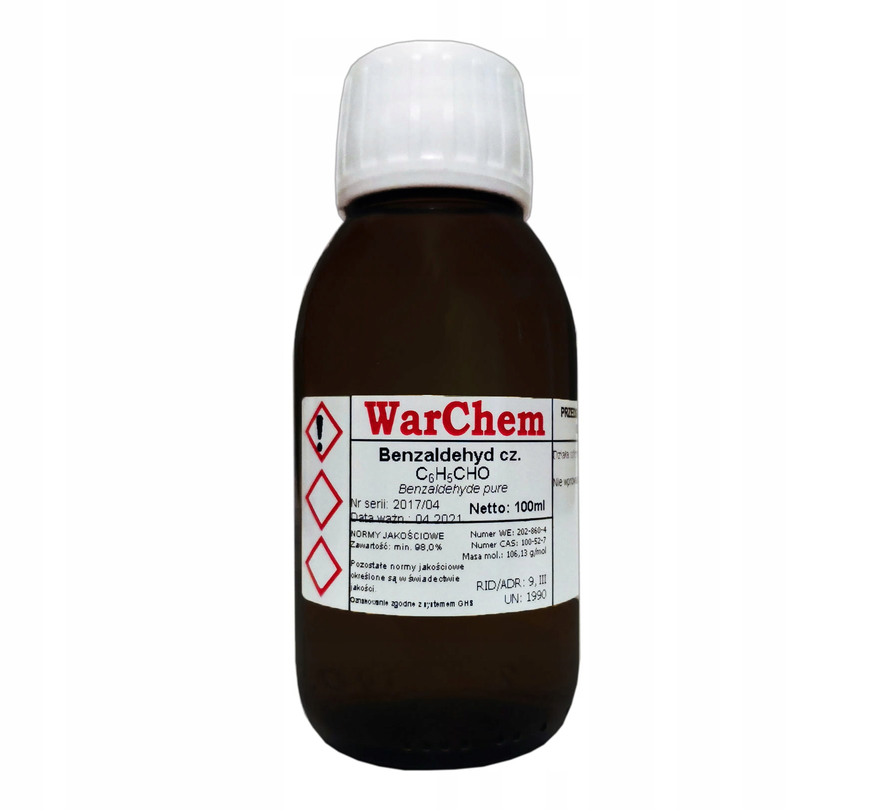 

Benzaldehyd czysty 100ml Warchem