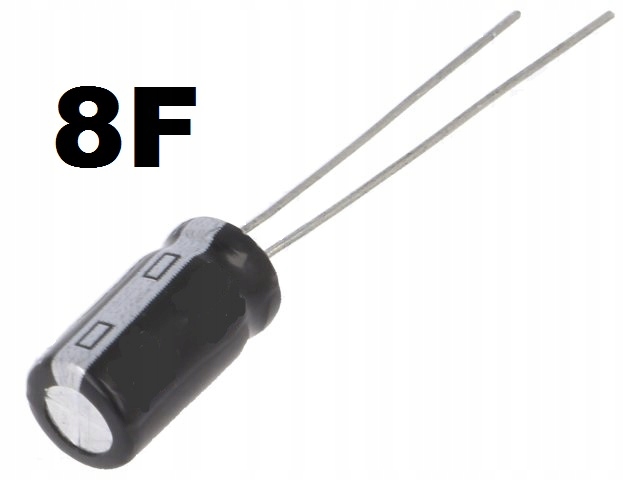 

8F 2.8VDC kondensator elektroli.