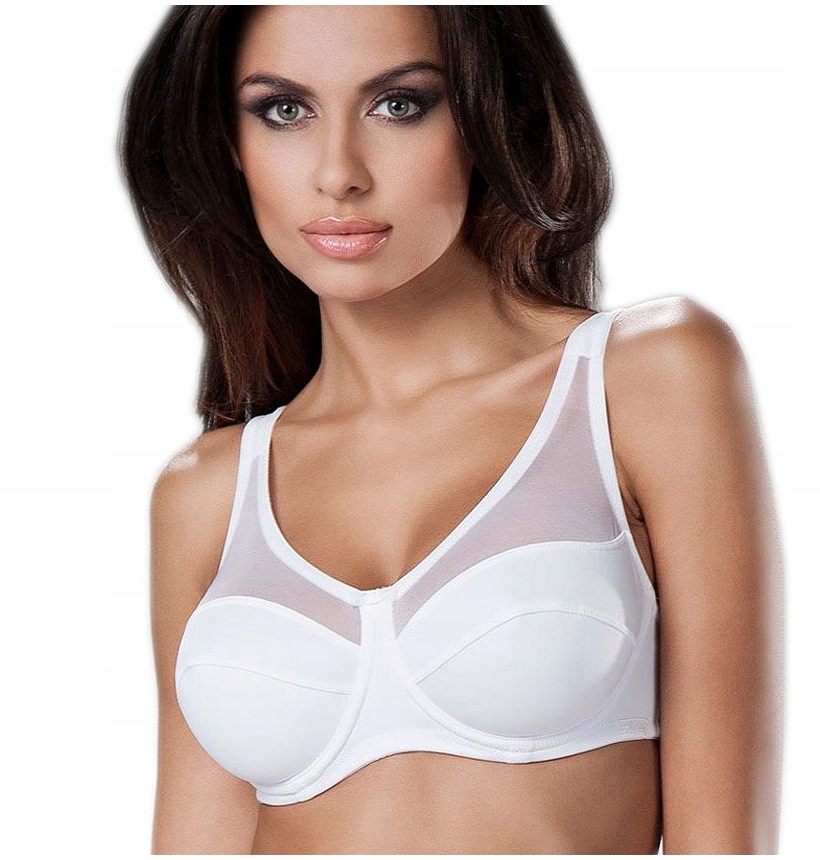 Alles biustonosz Havana biel miękki sportowy komfortowy 90C