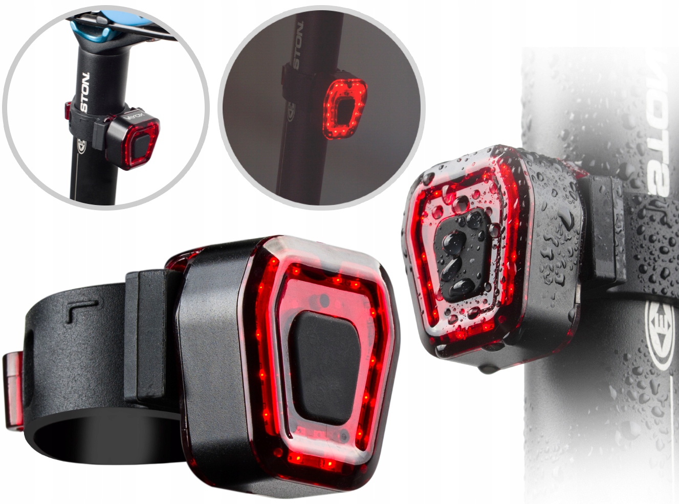 LAMPKA ROWEROWA TYLNA LED USB NA ROWER TYŁ VAYOX