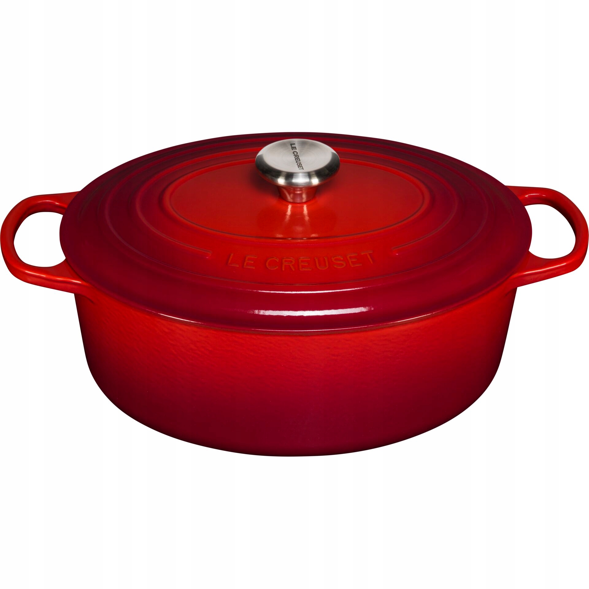 Le Creuset Signature panvica oválna 31 cm čerešňová