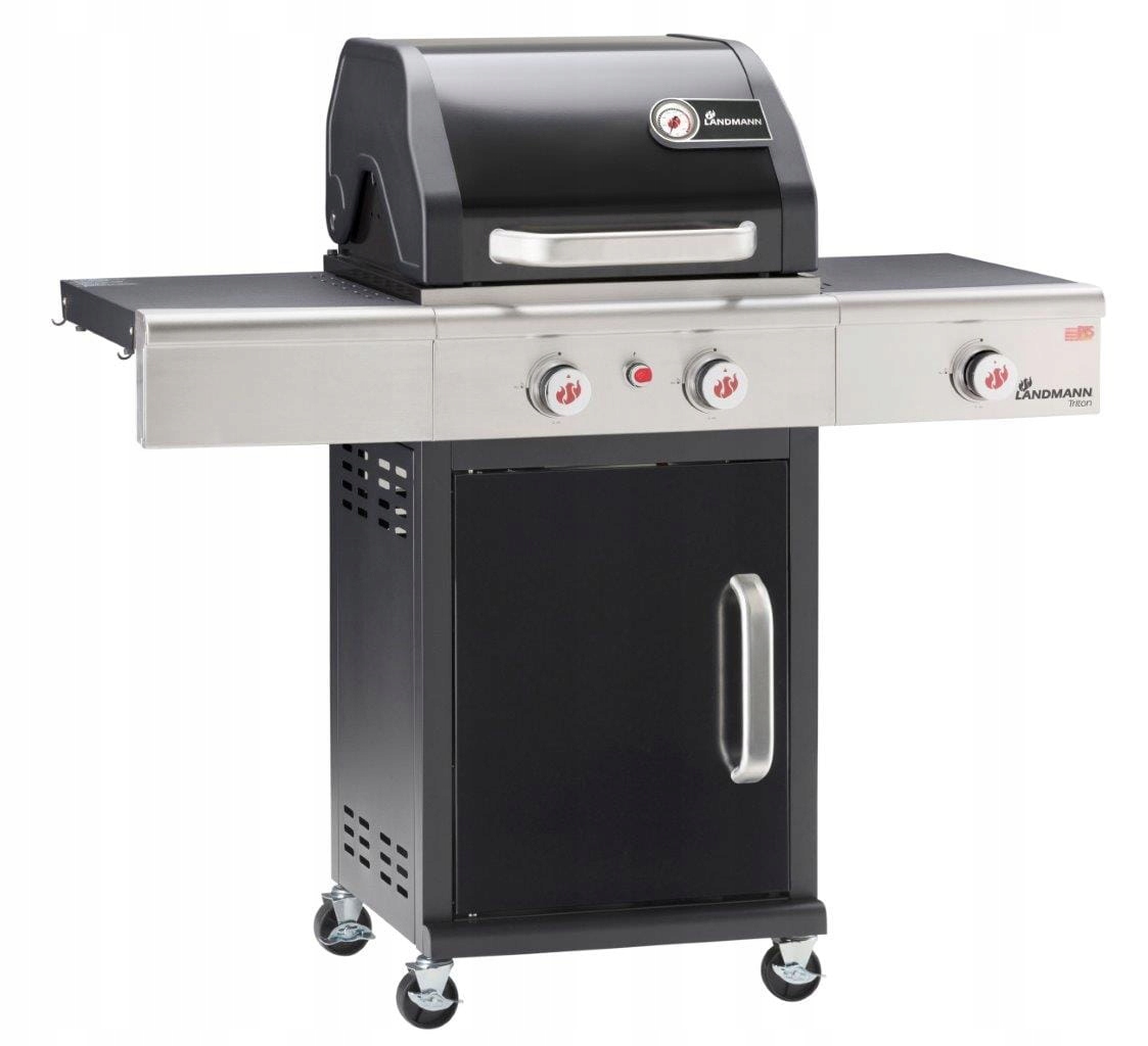 Grill gazowy Triton 2.1 z kuchenką Maxx Landmann