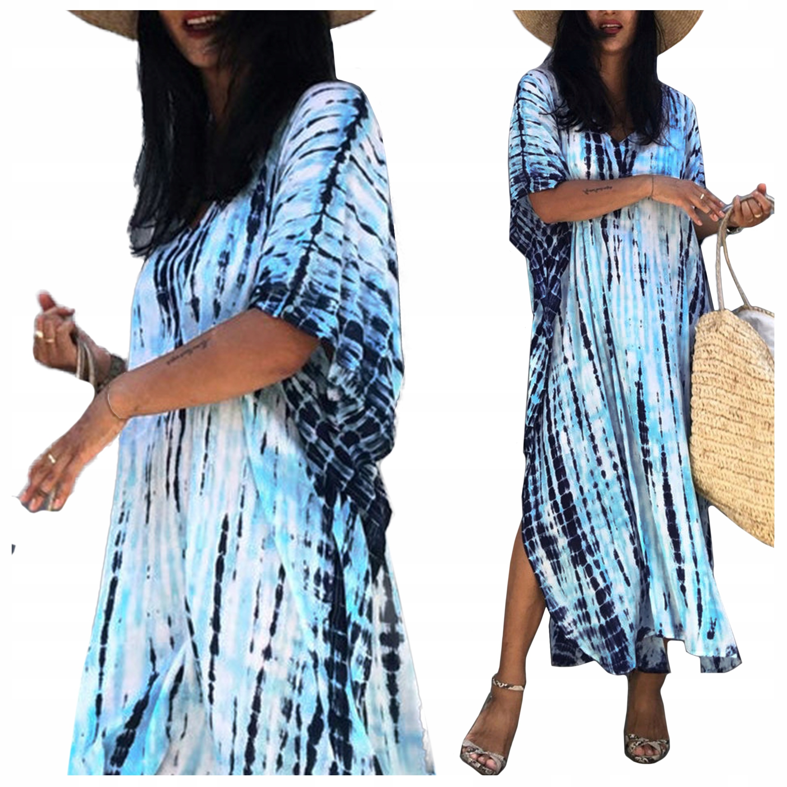 

Sukienka plażowa tunika beach cover Pareo boho