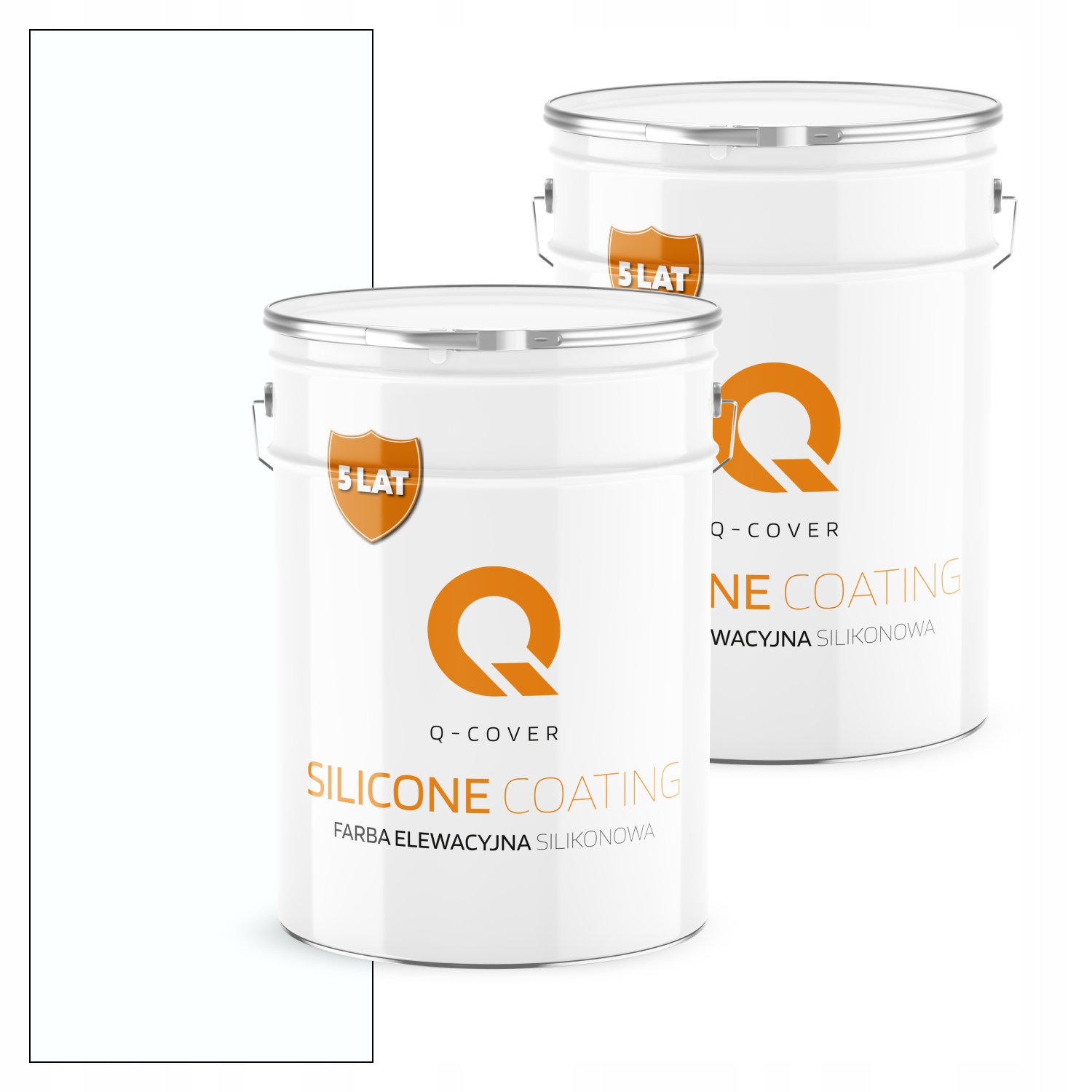 Fasádna farba Fasádová 10L Silikónová Uv Farba Biela Studená