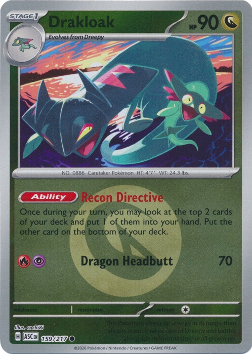 Drakloak - 159/217 (Energy Foil)
