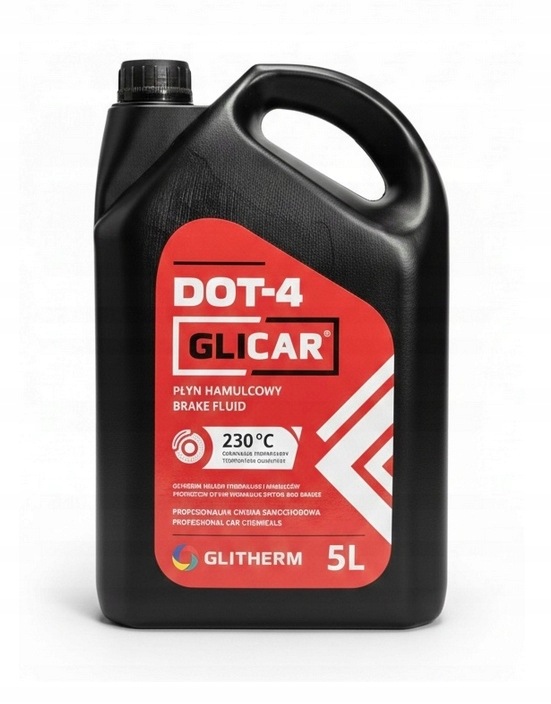 Płyn hamulcowy Glicar DOT-4 5L Polski Producent