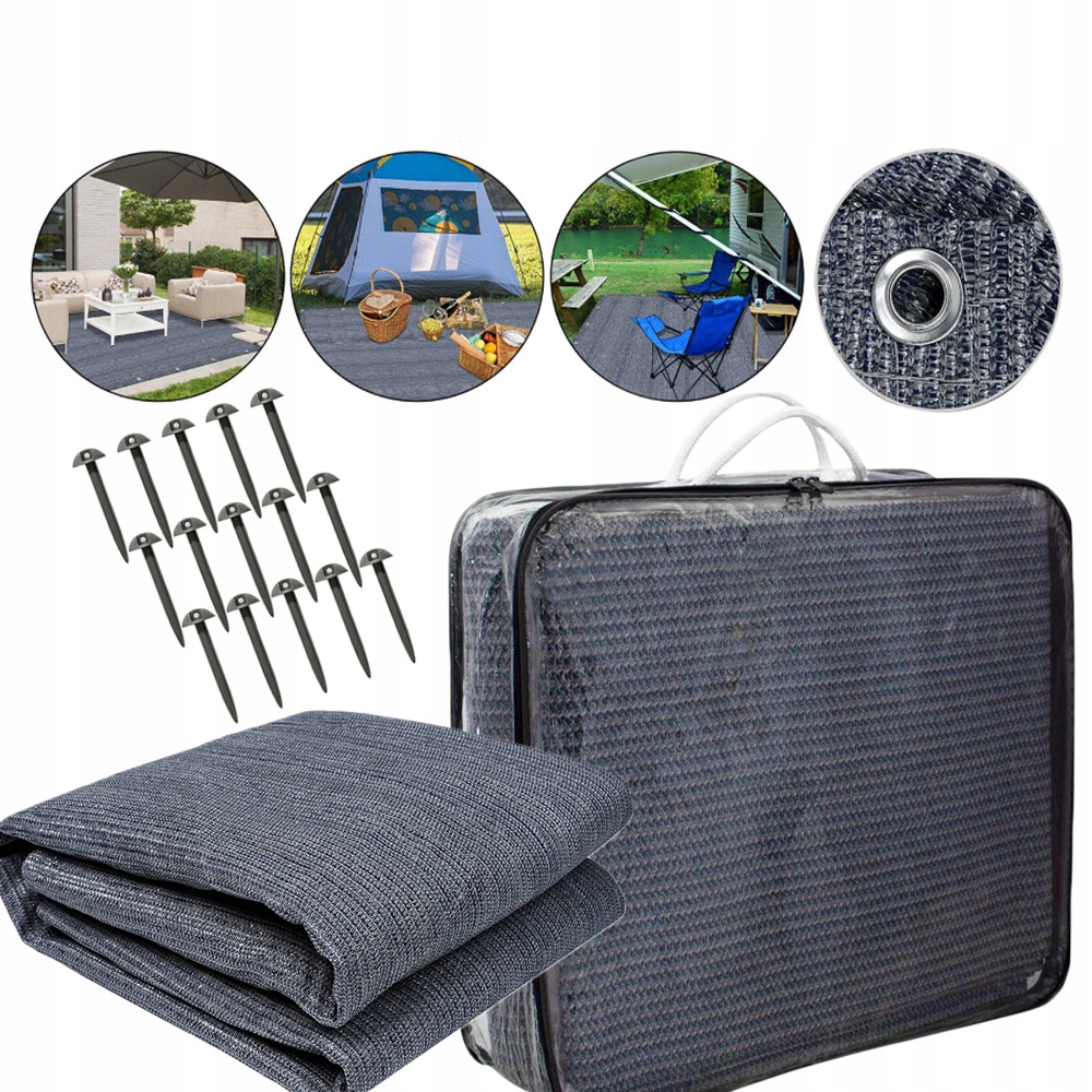 Dywan Namiotowy Oddychający Z Strukturą Siatkiową Przyjemny Do Chodzenia