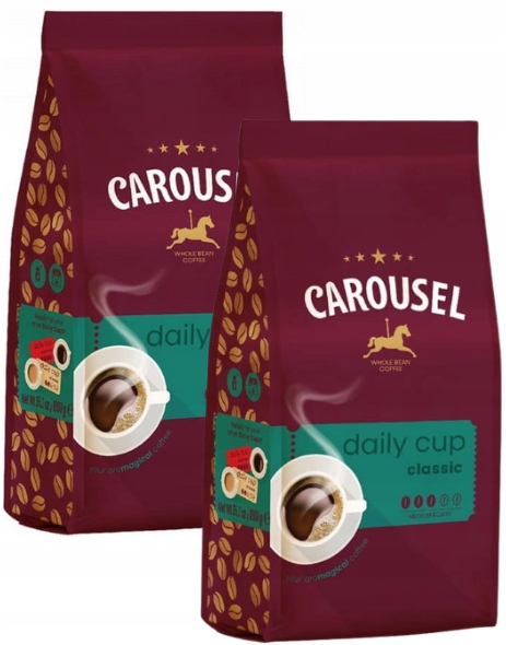 Levně Carousel Daily Cup Classic káva 2x1 kg