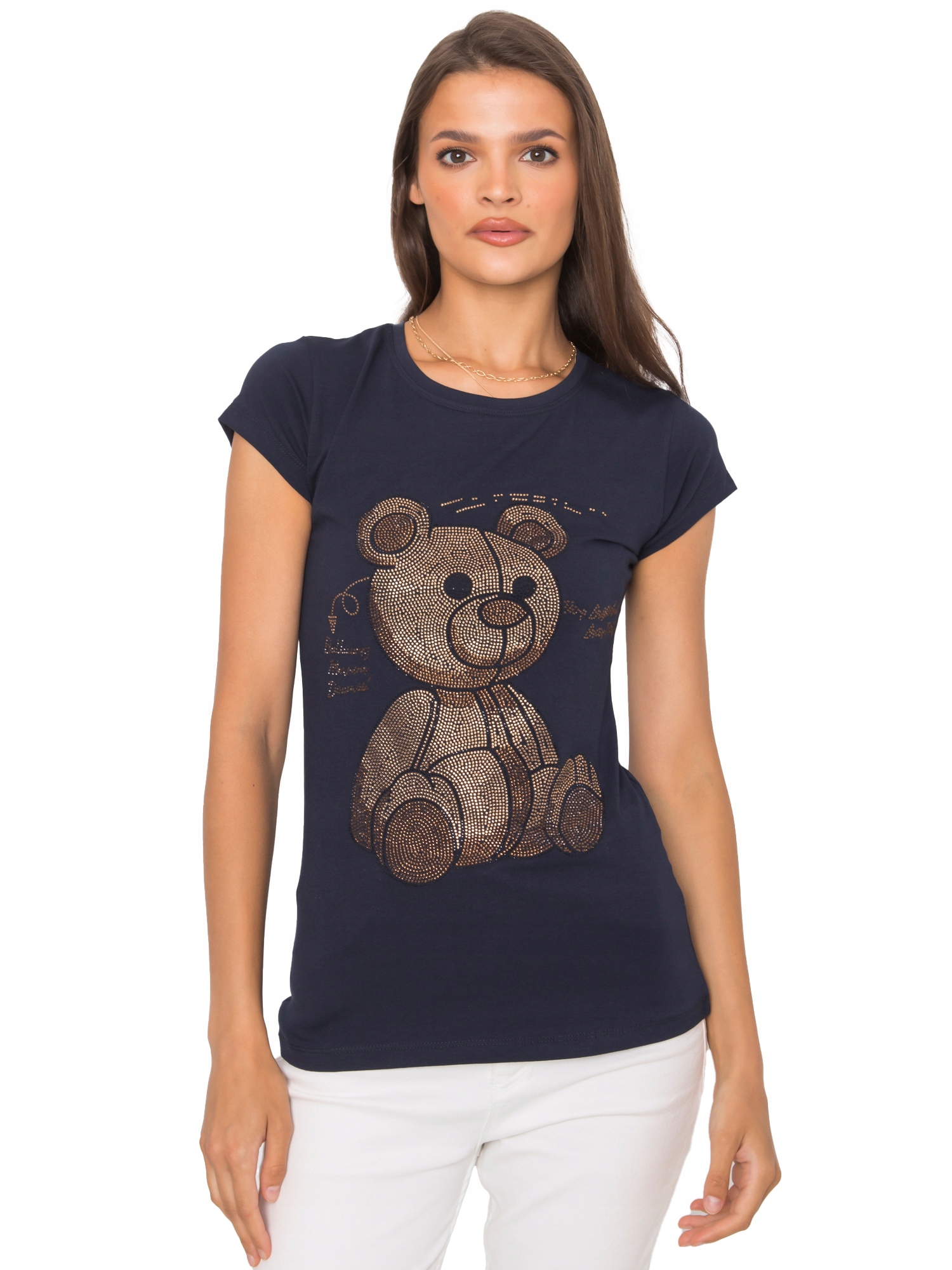

Stylowa Koszulka Damska z aplikacją T-shirt