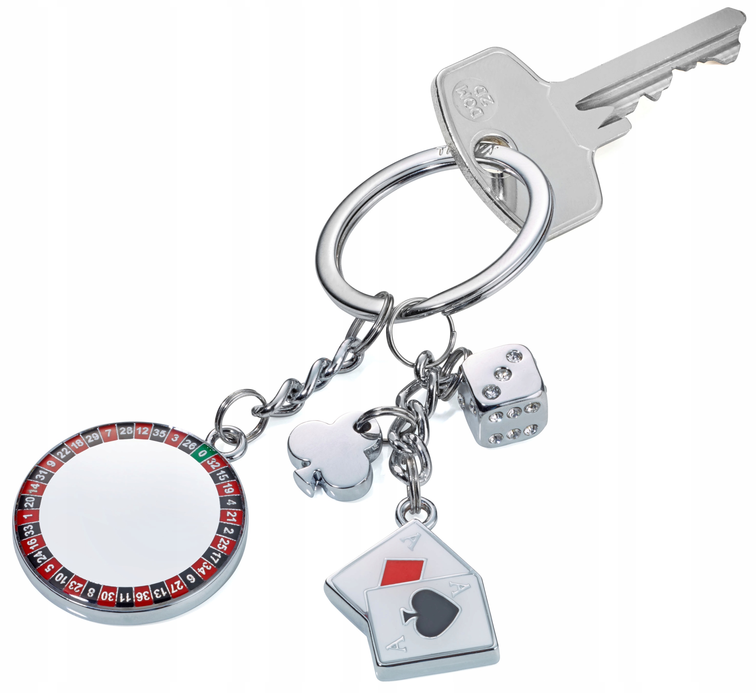 Ozdobný přívěsek na klíče Dekorativní Přívěsek Vegas Grand Casino Troika