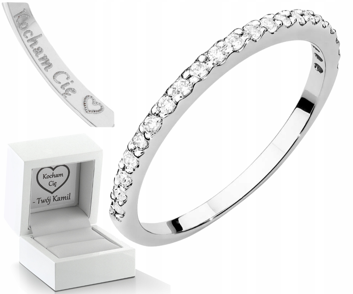 Bílé Zlato Prstýnek Prsten Diamanty Laboratorní Brilianty Zlato 585