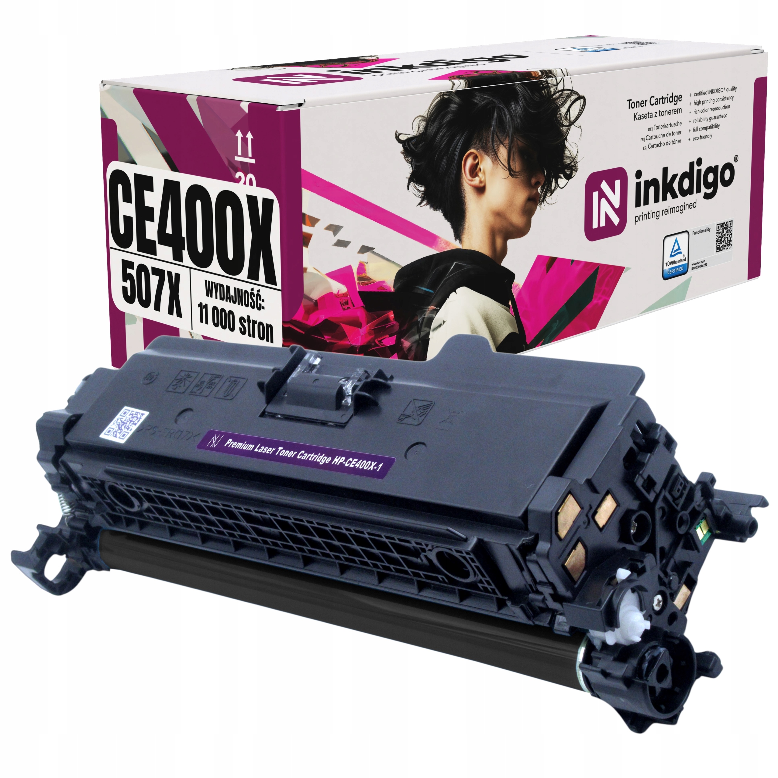 Černá pro tiskárnu Hp Pro 500 color Mfp M570dn M551dn M570dn M570dw M575