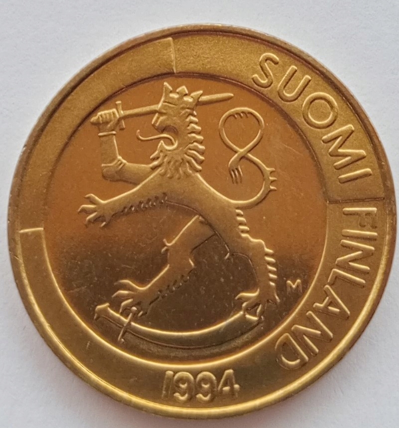 Finlandia 1 Marka 1994 Mennicza (UNC)