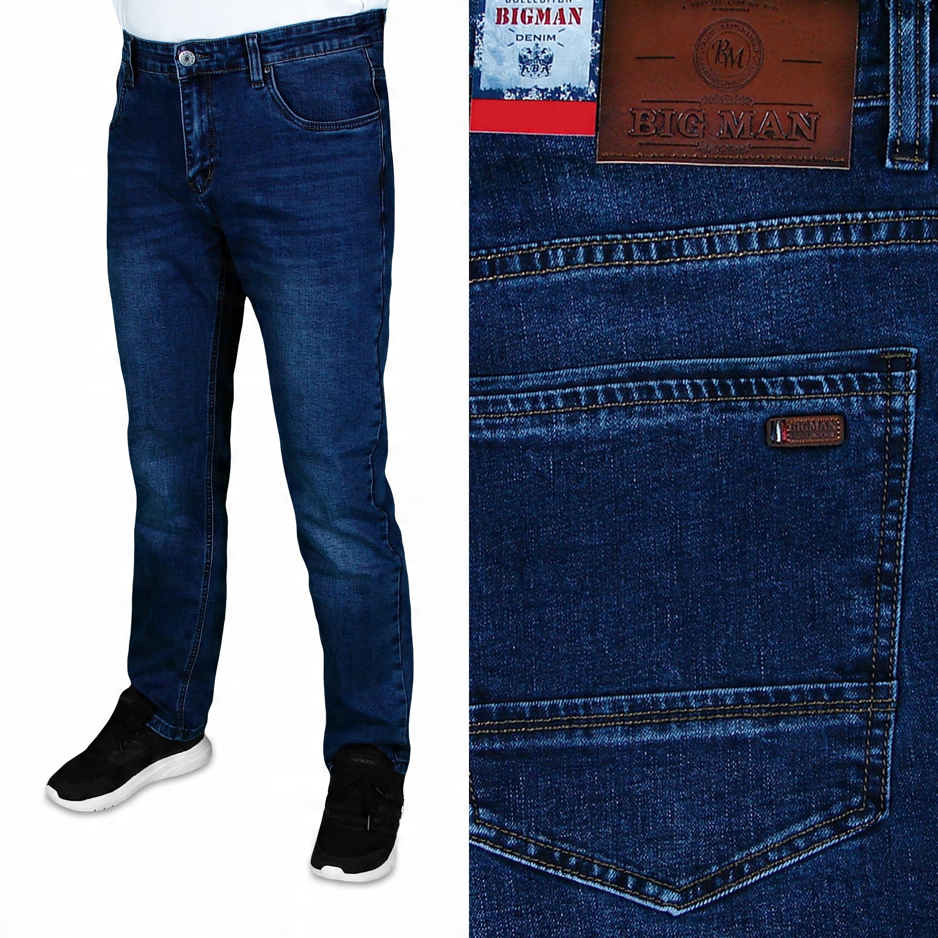 

Spodnie Męskie Jeansowe W 42 L 32 W110-112 cm