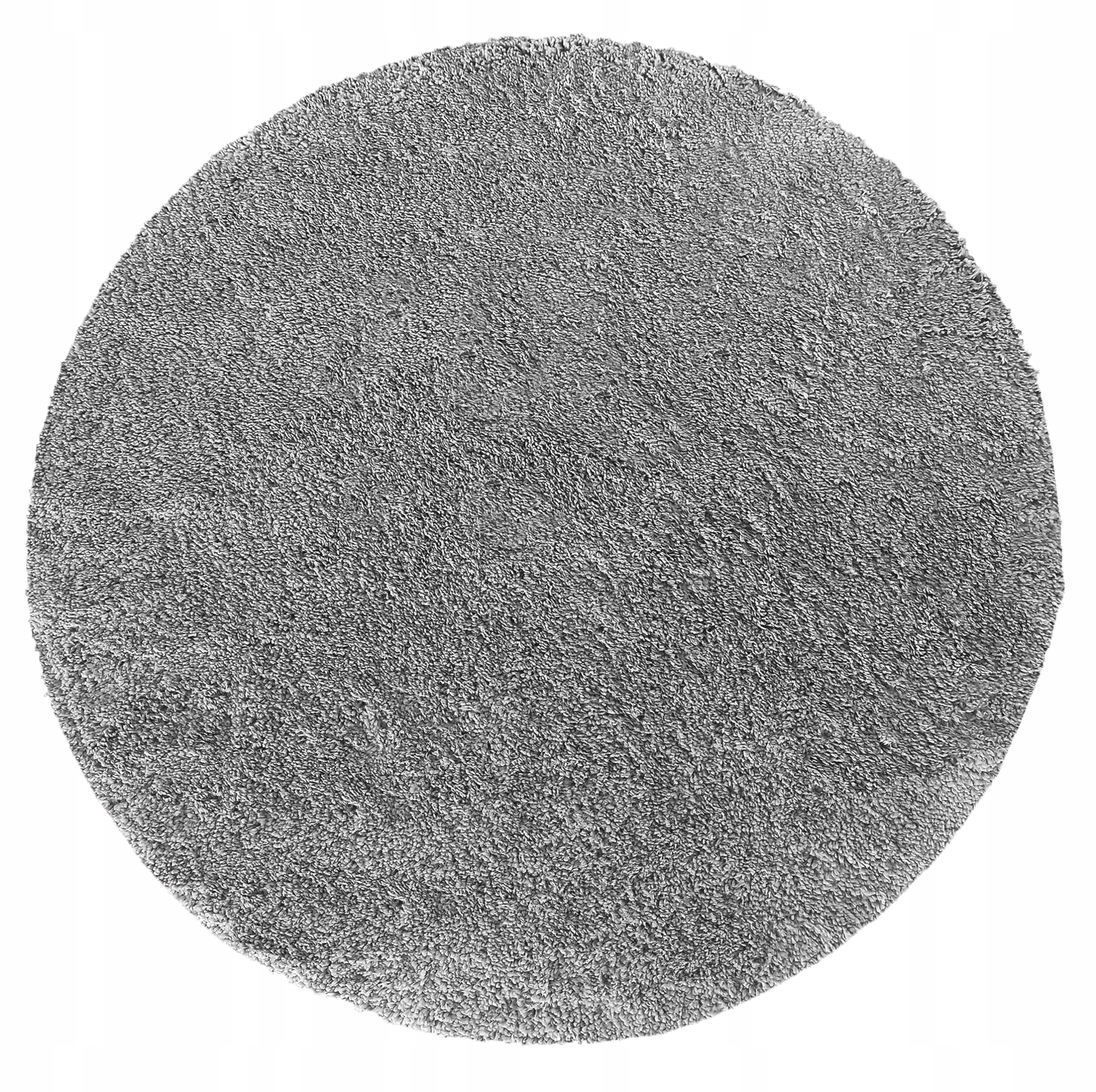 Pluszowy Dywan Alpaca Soft Koło Shaggy 100cm szary