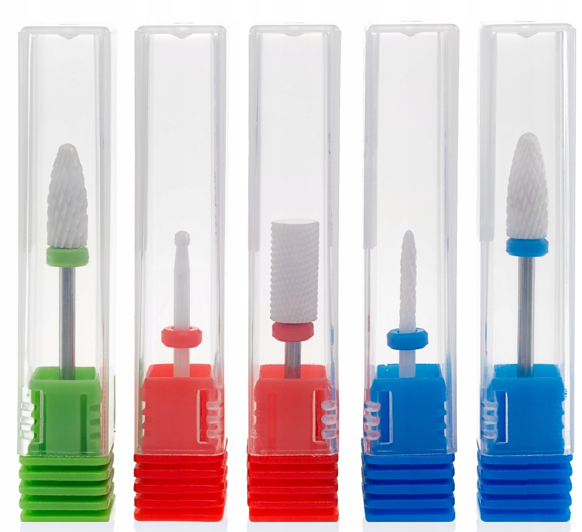 ZESTAW 8szt FREZÓW CERAMICZNYCH i DIAMENTOWYCH FREZ STOŻEK ŁEZKA KULKA Marka Rel