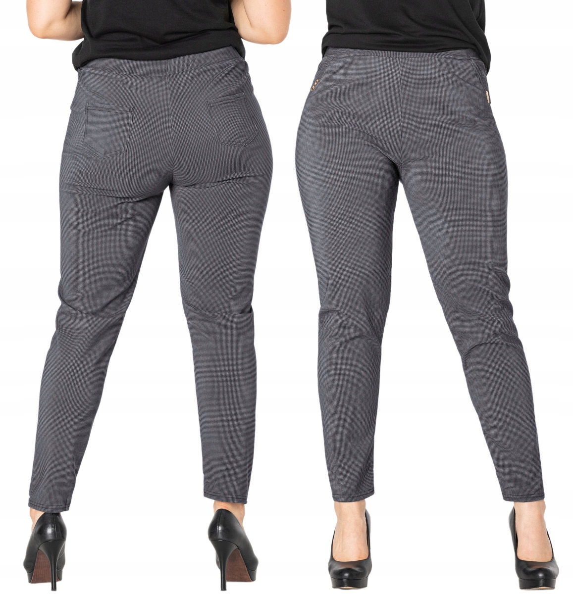 

Eleganckie Spodnie Cygaretki Damskie W21-3 5XL/6XL