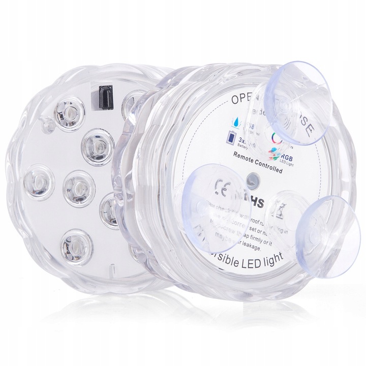 OŚWIETLENIE BASENU LAMPKI BASENOWE 4 SZTUKI PODOWNE OGRODOWEGO LAMPA BETSWA Moc 2 W