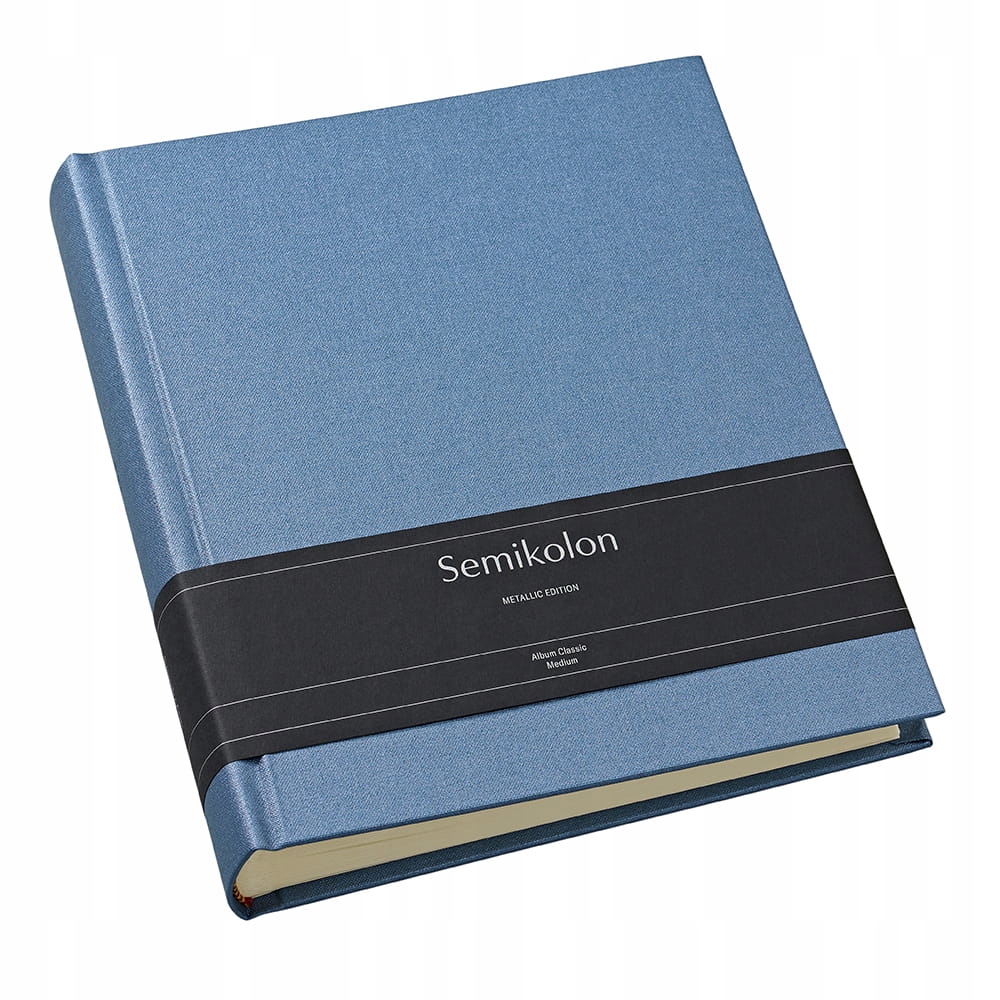 Album Semikolon Classic Medium, kremowe kartki, Electric Midnight