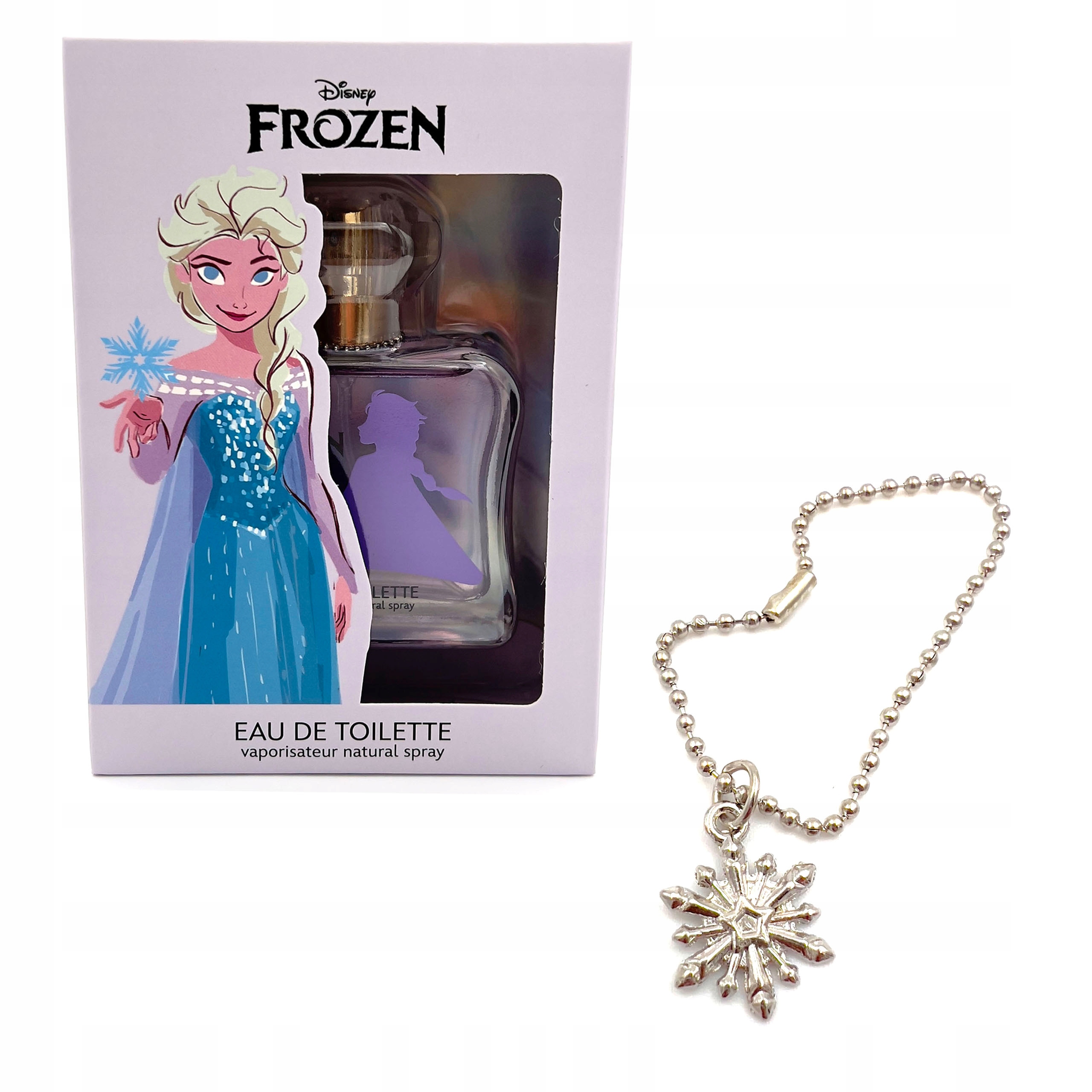 PERFUMOWANA WODA TOALETOWA KRAINA LODU FROZEN Z AMULETEM