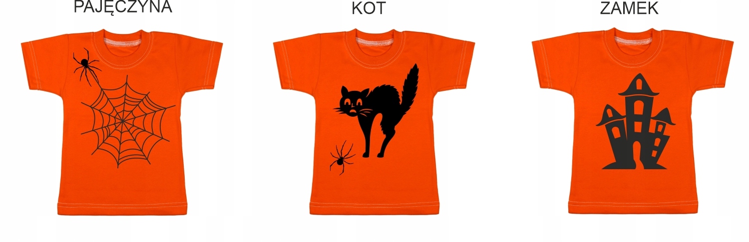 Koszulka z dynią i spódniczka, halloween mix98/104 Sezon wiosenny letni jesienny zimowy